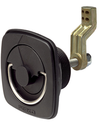 Flush Lock & Latch for Smooth or Carpeted Surfaces